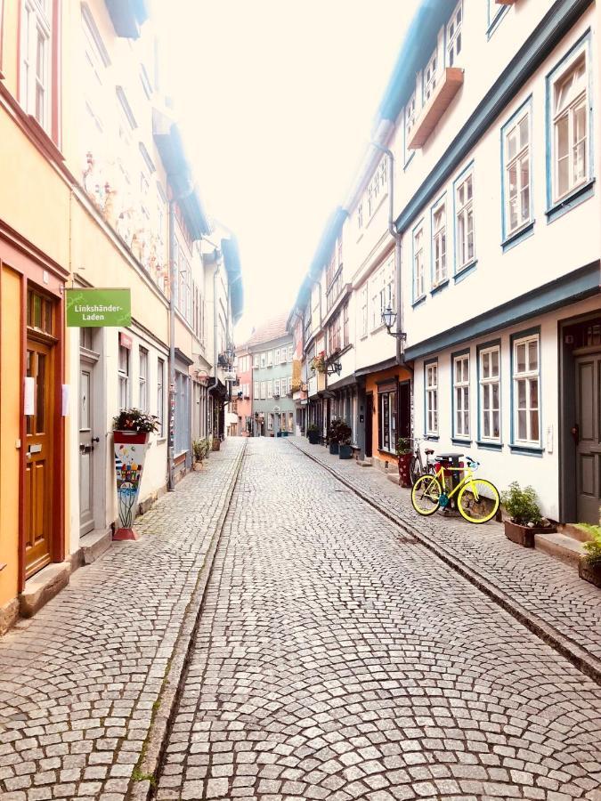 Ferienwohnungen Mey Haus Zum Rosenstock Erfurt Buitenkant foto