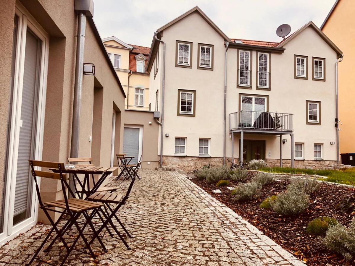 Ferienwohnungen Mey Haus Zum Rosenstock Erfurt Buitenkant foto